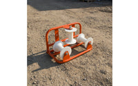 Three-Wheel Corner Cable Pulley Heavy Duty Corner Cable Pulley Welded for Electricians