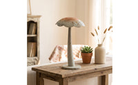 Metal Mushroom Sculpture Freestanding Mushroom Garden Ornament Weatherproof for Gardeners, Homeowners
