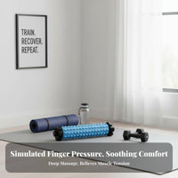 Suction Cup Foam Roller Grip Wall-Attached Configuration Mounted Spine Relief Tool Deep Tissue Massage Fitness Equipment for Athletes, Beginners