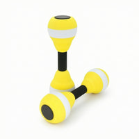 Water Dumbbells Easy-Grip Water Aerobics Dumbbells Lightweight Fitness Barbells for Swimmers, Seniors