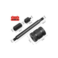 Threaded Fuel Injector Puller Tool Steel Injector Removal Tool Portable Remover Strong for Garage