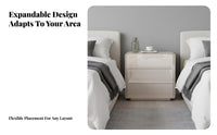Modern Minimalist and design Extendable Makeup Desk Multi-Functional Dressing Table Space-Saving Bedroom Furniture Includes Stool for Apartment Dwellers, Women, Students, Small areas, Dorm Room, closet Closet
