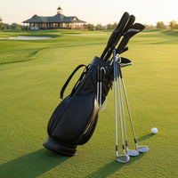 Slim 3-Ball Golf Holder Black and White Snap-on Golf Ball Holder Looped
