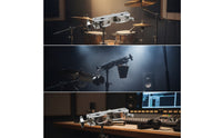 Drum Clamp Double-Sided Expansion Clamp Connecting Bracket Chrome-Finished Hardware Adjustable for Drummers, Stage