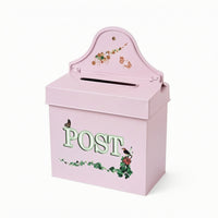 Decorative Mailbox with Keyed Lock Lockable Mailbox with Lock Compact Post Box Slim for Entryway