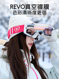 至高2025新款翻盖滑雪镜女单板专业护目镜高清防雾双板滑雪眼镜男