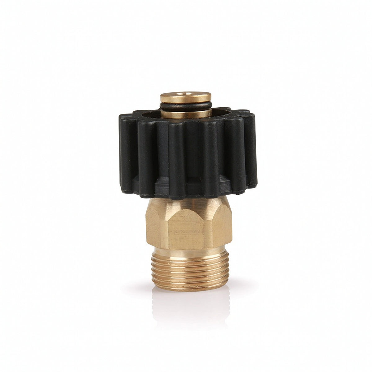 Pressure Washer Swivel Connector Brass Pressure Washer Swivel Fitting with O-Seal Seal 360-Degree Anti-Kink