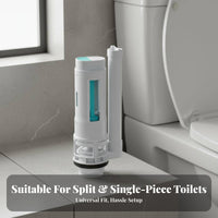 Two-Stage Flush Valve Adjustable Water Level Universal Toilet Drain Valve Material Toilet Cistern Flush Mechanism for Washroom Renovation
