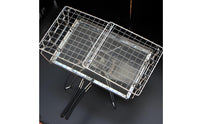 Foldable Portable Outdoor Bread Toaster Compact Folding Camping Toaster Easy to Stow Camping Toast Grill Even Heating for Campers