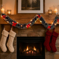 DIY Felt Christmas Tree with Pom-Poms and Garland for Holiday Party Decor