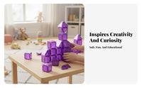 Construction Cube S Sparks Creativity 3D Geometric Construction Cube S Develops Motor Skills STEM Toys for Kids, Kindergarten, Daycare, School