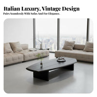 Italian aesthetic organic shape Low Table Minimalist Design Small Occasional Table Irregular Shape Household Furniture Designer Inspired for Interior Designers, Apartment Dwellers, Homeowners, Living Room, Lounge Area, Next to Sofa, Home Office