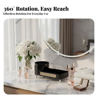 Rotating Makeup organizer Elegant Design Rotating Makeup Brush Holder Space Saving