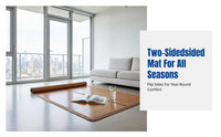 Double-Sided Bamboo Cooling Mat, Foldable Thick Rattan, Summer Dormitory, 2025 New Design