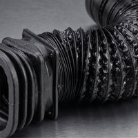 Flexible Air Duct with Grille Heavy Duty Flexible Duct Hose Lightweight Corrugated Hose with Cover for camping, Adventure Vehicles, Car Ventilation