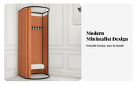 Foldable Design Mobile Dressing Room Easy Assembly Portable Fitting Room Thickened Light-Blocking Material Mobile Changing Booth Sturdy Frame for Clothing Shop Owners, Temporary Shop Operators, Street Markets, Outdoor Events, Shopping Malls, Photo Studios