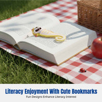 3D Creature Bookmark, PVC Cute Original Navy Sea Series, Creative Animal Design for Students, Office, Gift