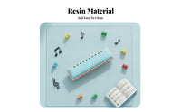 Compact and Portable 10-Hole Harmonica Long-Lasting Beginner's Harmonica Educational Kids Mouth Organ for Beginners, Travel, School