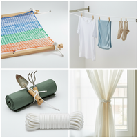 Nylon Rope for Sunshade Netting, Thickened Tie-Down Cord for Shade Cloth and Tarpaulins