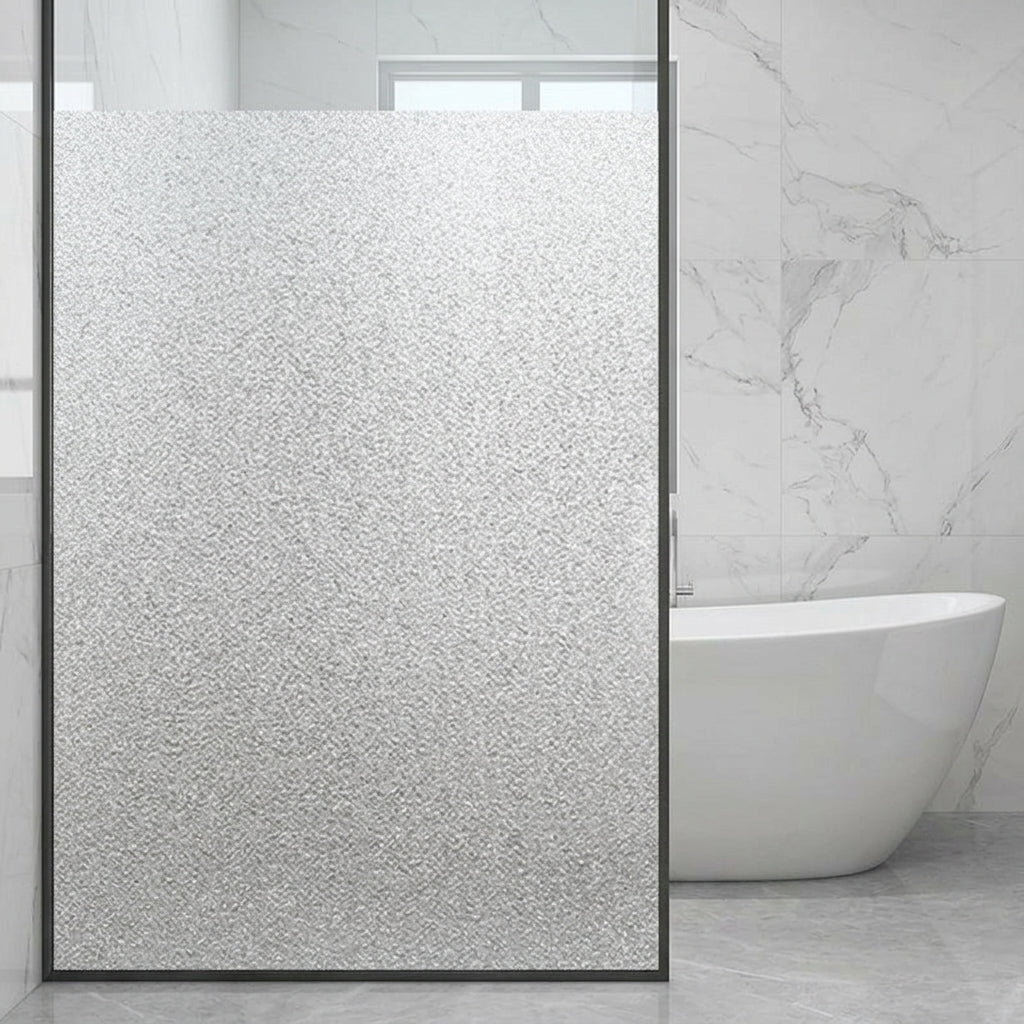 Window Film Privacy for Home Office, Thickened Frosted Window Film with PVC Material, Opaque Window Frosting Film, 120cm Wide Light-Transmitting