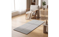 Portable Exercise Mat with Storage Bag Cushioned Foldable Exercise Mat Thick Lightweight for Office