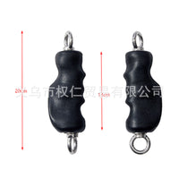 TPE-Coated Double Ring Handle Pair for Fitness Equipment