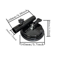 Suction Cup Flagpole Mount Removable Suction Cup Flagpole Holder Non Damaging Flag for Procession Participants