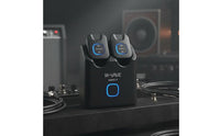 Low Latency 5.8G Wireless Audio Transmitter Receiver Wide Compatibility Guitar Wireless Audio System Plug and Play Rechargeable Dock for Performers, Classroom