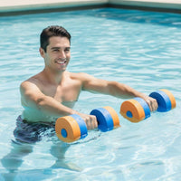 High Buoyancy Foam Water Dumbbell Waterproof Floating Dumbbell Wear-Resistant Foam Water Dumbbells Odorless for Children, Women