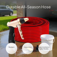 High Pressure Garden Hose with Multi-Mode Sprayer