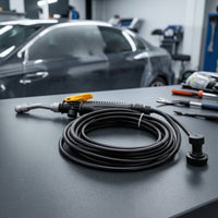 Pressure Sprayer with Hose Compact Handheld Spray Spraying Apparatus One-Handed Handheld Pressure Washer Nozzle for Car Cleaners, Film Installation