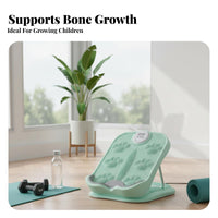 Anti-Slip Design Adjustable Calf Stretcher Portable Incline Stretching Board Heavy Duty Leg Stretching Machine Padded Heel Rest for Students, Beginners, Athletes, Home Gym, Physical Rehabilitation, Office