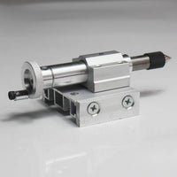 Mini Lathe Tailstock Compact Size Retractable Lathe Tailstock Adjustable Rotating Center for Crafting