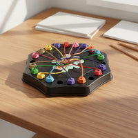 Improves Focus Rope Untangling Game Screen-Unplugged Fun String Untangling Brain Teaser Long-Lasting Elastic Cords String Brain Teaser Board Interactive Play for Family, Classroom