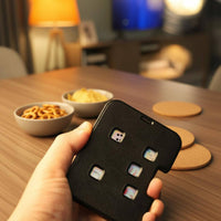 Mechanical Dice Card Lightweight Everyday Carry Dice Toy Clear in Low Light