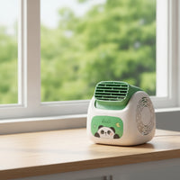 Animal Fan Cute Mini Desk Fan with Brushless Motor Small for Office Workers, Students, Desk, Dorm Room, Bedside Table