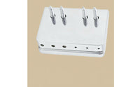 Six-String Bridge-End Guitar String Lock Double Row Locking Nut for Guitarists, Luthiers