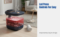 Automatic Foot Spa Bath, Deep Soak Electric Heated Tub, Home Use, Adjustable Temperature, Bubble LCD Display