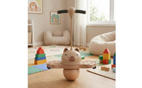 Capybara Jumping Ball Wear-Resistant Jumping Ball Exercise Toy Handle Rebound Toy Anti-Slip Cushioned