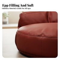Integrated spinal Support Caterpillar Lounger Multi-Functional Padded Floor Lounger Thick padding Lounge Seating Plush Fabric for Adults, Students, Balcony, Bedroom, Living Room, Watching TV