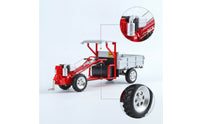 1/16 Vehicle Model with Trailer Collectible Alloy 1:16 Scale Vehicle Model for Kids