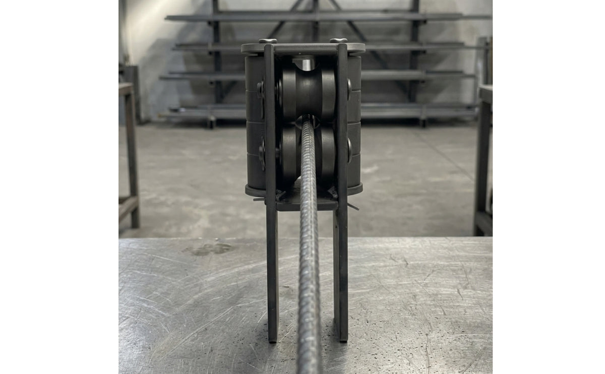 Feed Inlet Assembly Metal Steel Bar Straightening Machine Part Compact for Industrial Repair