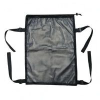 Drawstring Closure Backpack Expansion Bag Buckles Mesh Backpack Bag Coated Oxford Cloth