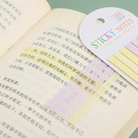 Index Tabs Sticky Notes, Colorful PET Transparent Flag Markers for Reading and Note Taking, Repositionable Bookmark for Students Books