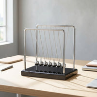 s Cradle Classic 's Cradle with Wooden Base Scientific Continuous Desktop Motion Toy for Students, Coworkers, Office