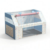 Cat Maternity House Enclosed Cat Shelter with Mesh Panels Breathable Lightweight for Cats, Recovery, Indoor