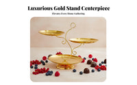 Multi-Level Snack Tray High-End Design Tiered Fruit Platter Multipurpose Tiered Serving Tray for Living Room, Coffee Table, Afternoon Tea