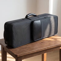 Hard-Shell Saxophone Case with Backpack Straps Lightweight Saxophone Case Portable Compact for Saxophonists, Students, Travel, Rehearsal