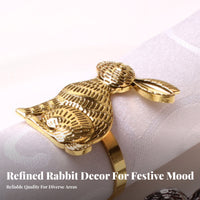 Hare Napkin Holder Elegant Design Bunny Napkin Holder Sturdy & Reusable for Event Coordinators, Restaurant Owners, Holiday Parties, Banquets