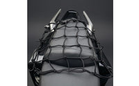 25-Hole Grid Motorcycle Cargo Net Hook Loops Motorcycle Luggage Net Mesh Elastic Cargo Straps Square for Seat Area